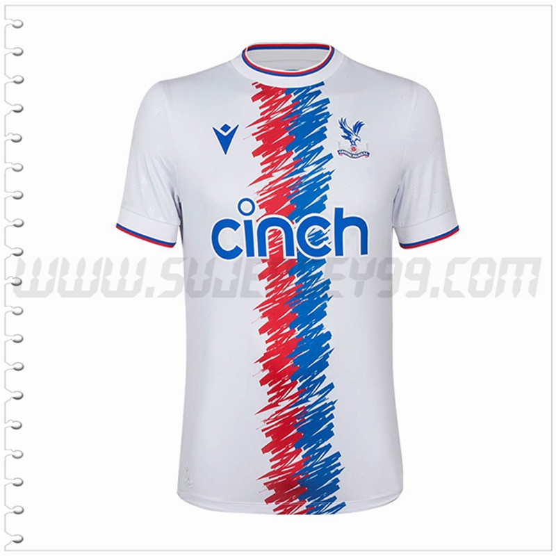 Segunda Nuevo Camiseta Crystal Palace Blanco 2022 2023
