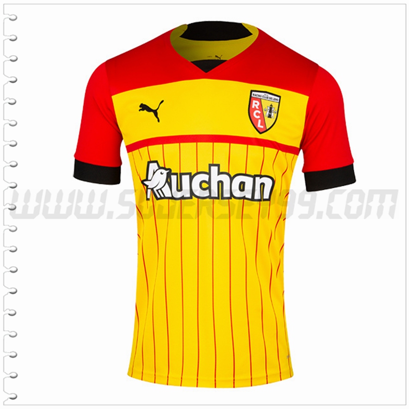 Primera Nuevo Camiseta RC Lens Rojo Amarillo 2022 2023