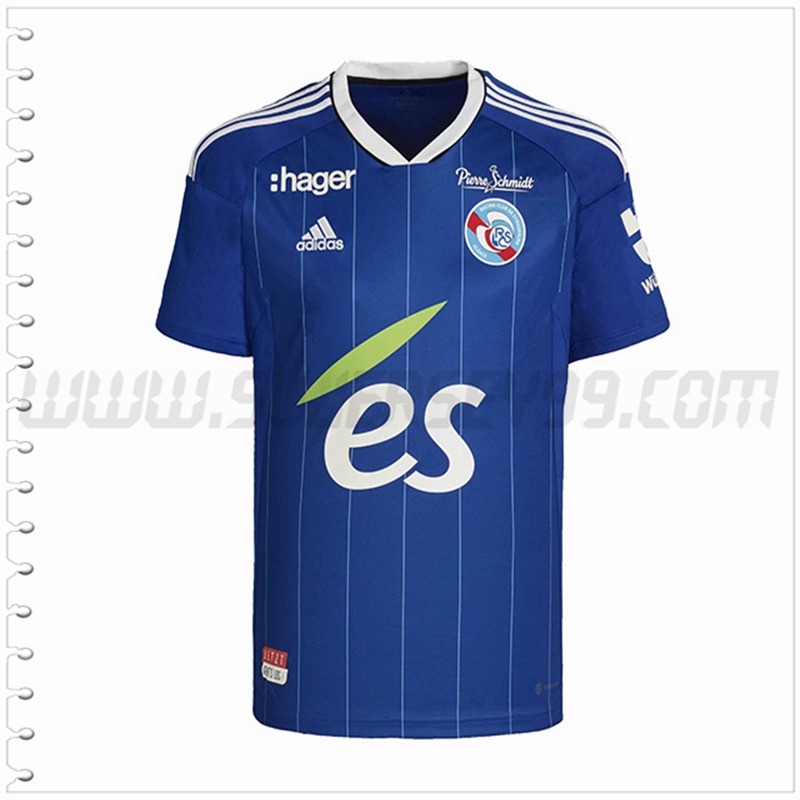 Primera Nuevo Camiseta RC Strasbourg Azul 2022 2023