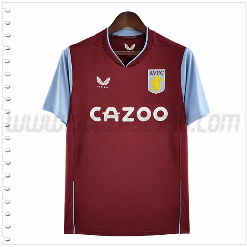 Primera Camiseta Futbol Aston Villa 2022 2023
