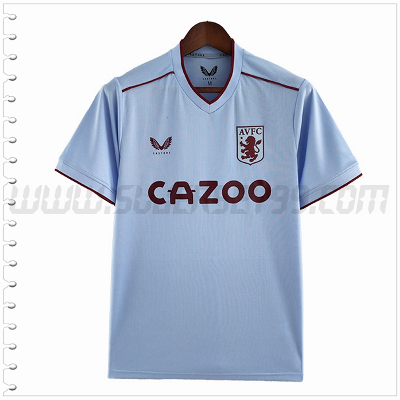 Segunda Camiseta Futbol Aston Villa 2022 2023