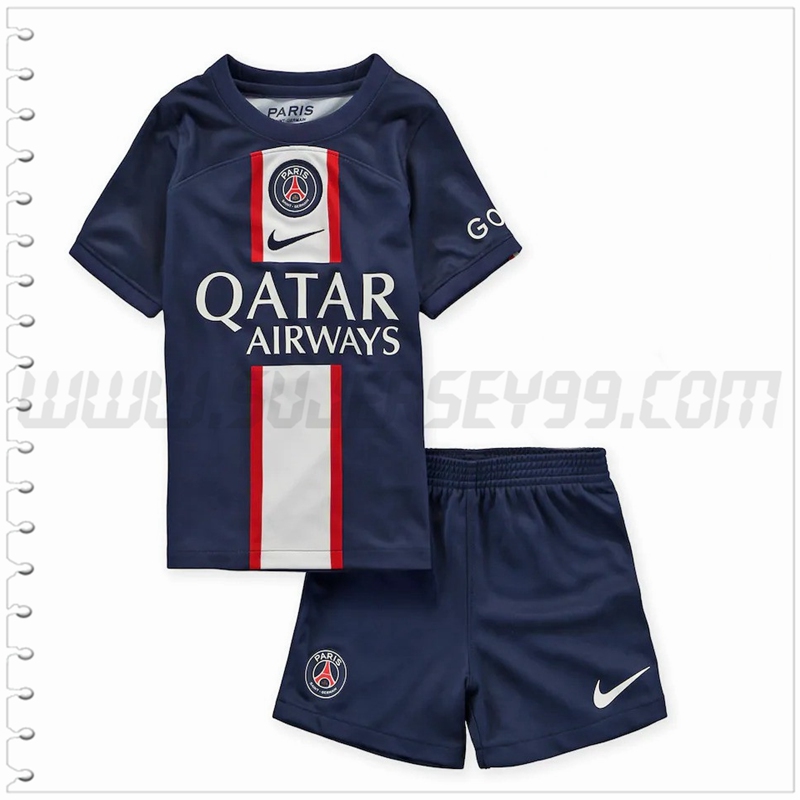 Nuevo Equipacion del PSG Ninos Azul Real 2022 2023