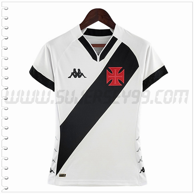 Segunda Camiseta Futbol CR Vasco Da Gama Mujer 2022 2023