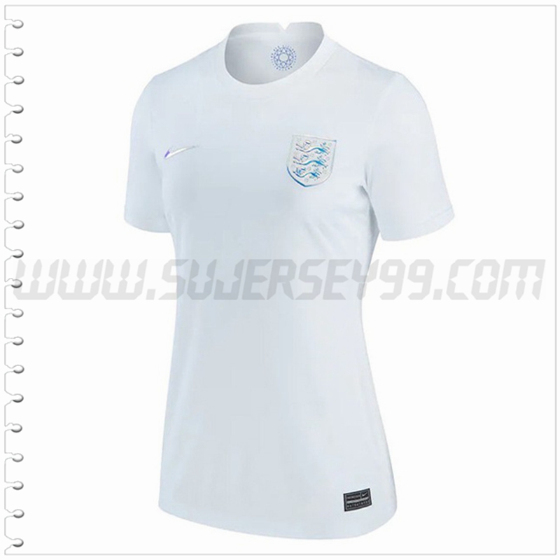 Primera Camiseta Futbol Inglaterra Mujer 2022 2023