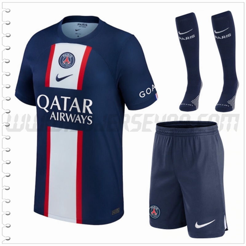 Primera Equipacion del PSG Azul Real (Pantalones + Calcetines) 2022 2023