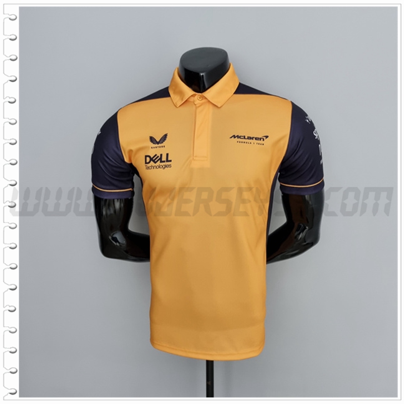 Camiseta Polo F1 McLaren F1 Team 2022 Naranja