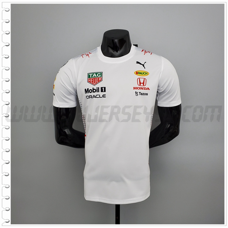 Camiseta de Manga Corta F1 RojoBull Racing Team blanco 2022