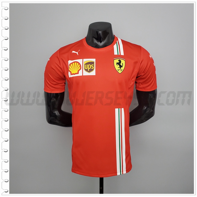 Camiseta de Manga Corta F1 Scuderia Ferrari Rojo 2022