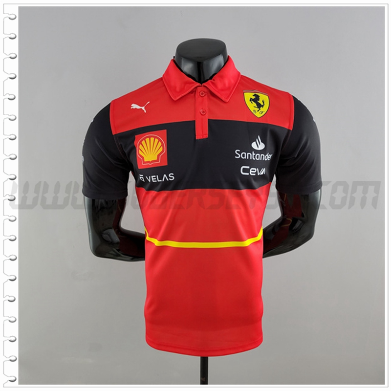 Camiseta Polo F1 Scuderia Ferrari #55 SAINZ 2022