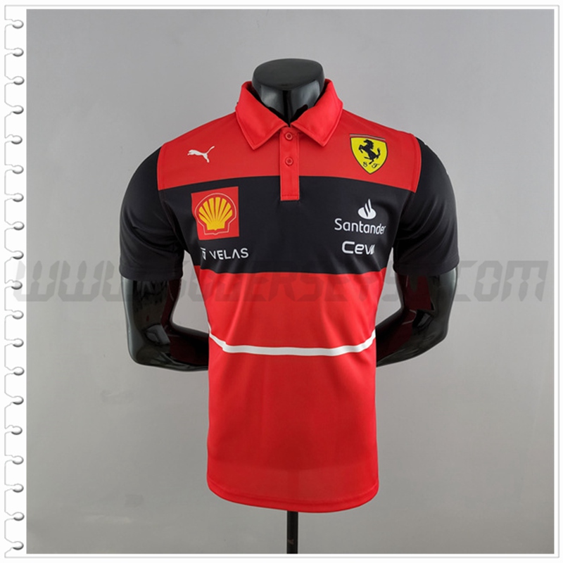 Camiseta Polo F1 Scuderia Ferrari #16 LECLERC 2022