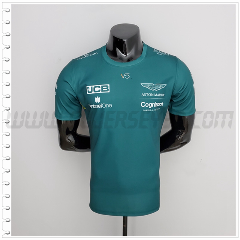 Camiseta de Manga Corta F1 Aston Martin Cognizant #5 VETTEL 2022