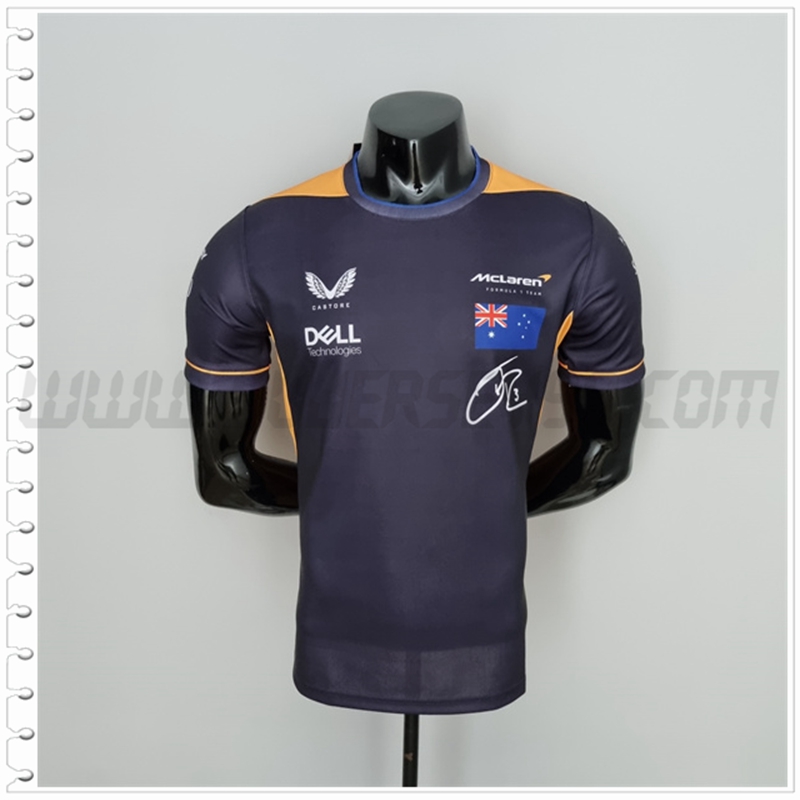 Camiseta de Manga Corta F1 McLaren #3 RICCIARDO 2022