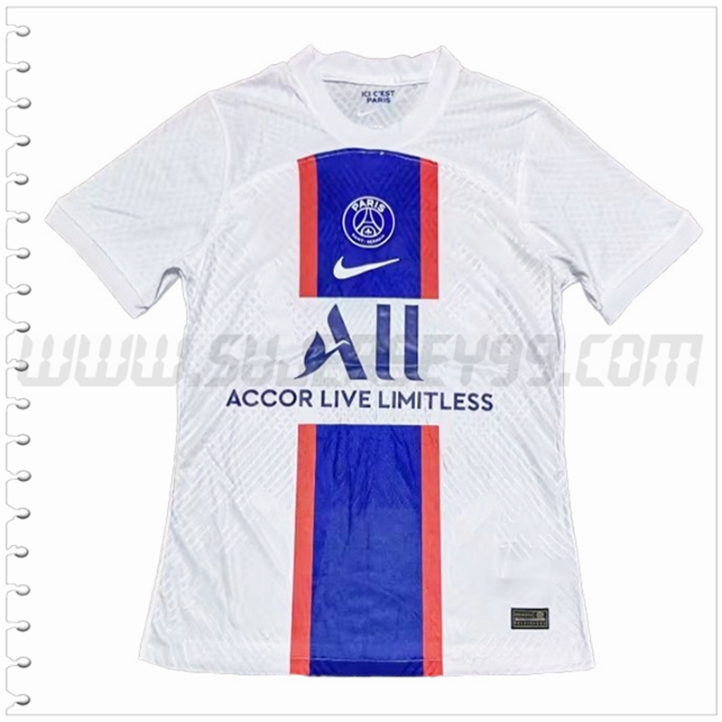 Segunda Camiseta Futbol PSG Azul Real 2022 2023