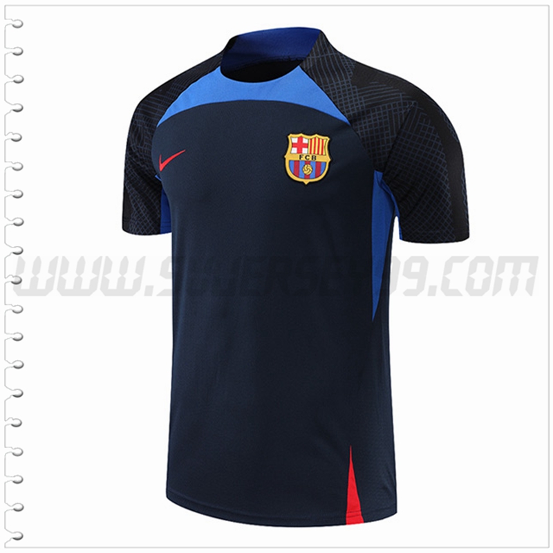 Camiseta Entrenamiento FC Barcelona Azul Marino 2022 2023