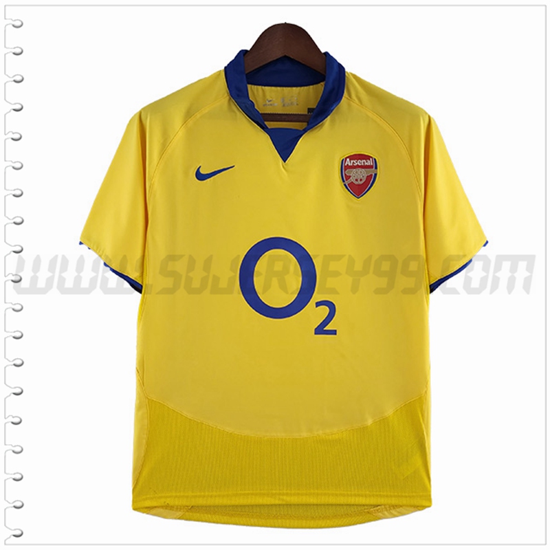 Segunda Camiseta Futbol Arsenal Retro 2003/2005