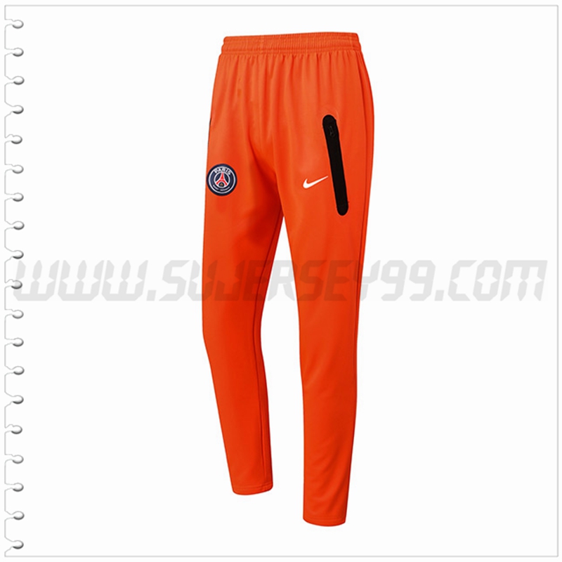 Pantalones Entrenamiento PSG Naranja 2022 2023