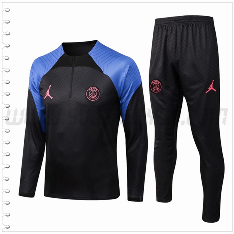 Chandal Futbol Jordan PSG Negro/Azul 2022 2023