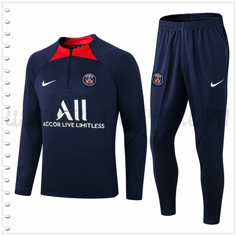 Chandal Futbol PSG Azul Marino/Rojo 2022 2023