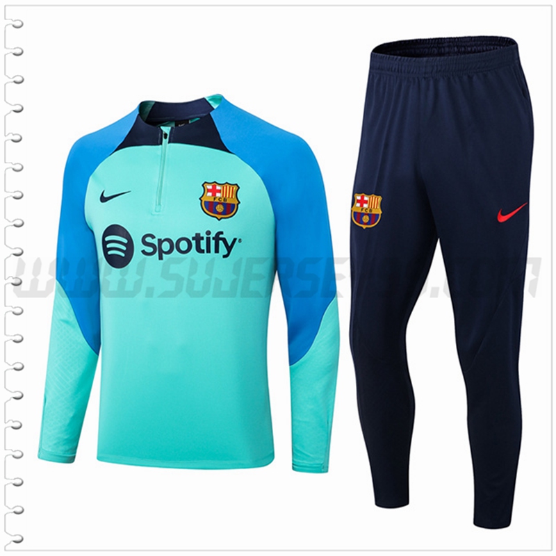 Chandal Futbol NIKE FC Barcelona Azul Clara 2022 2023