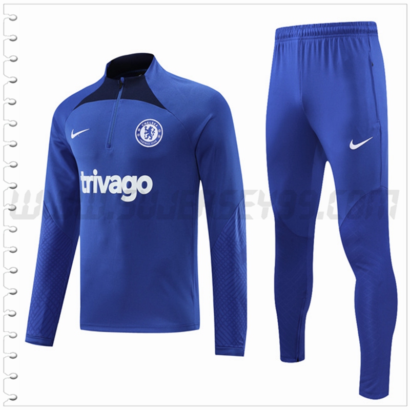 Chandal Futbol FC Chelsea Azul/Negro 2022 2023