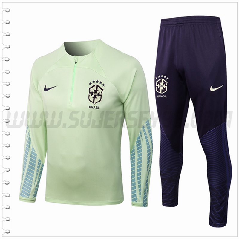 Chandal Futbol Brasil Verde 2022 2023