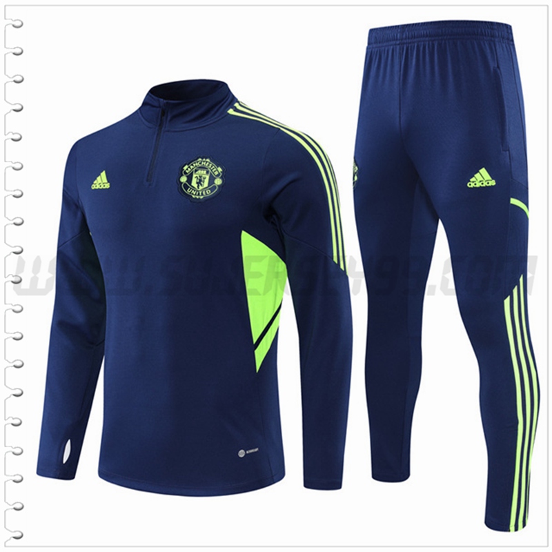 Chandal Futbol Manchester United Azul Marino 2022 2023