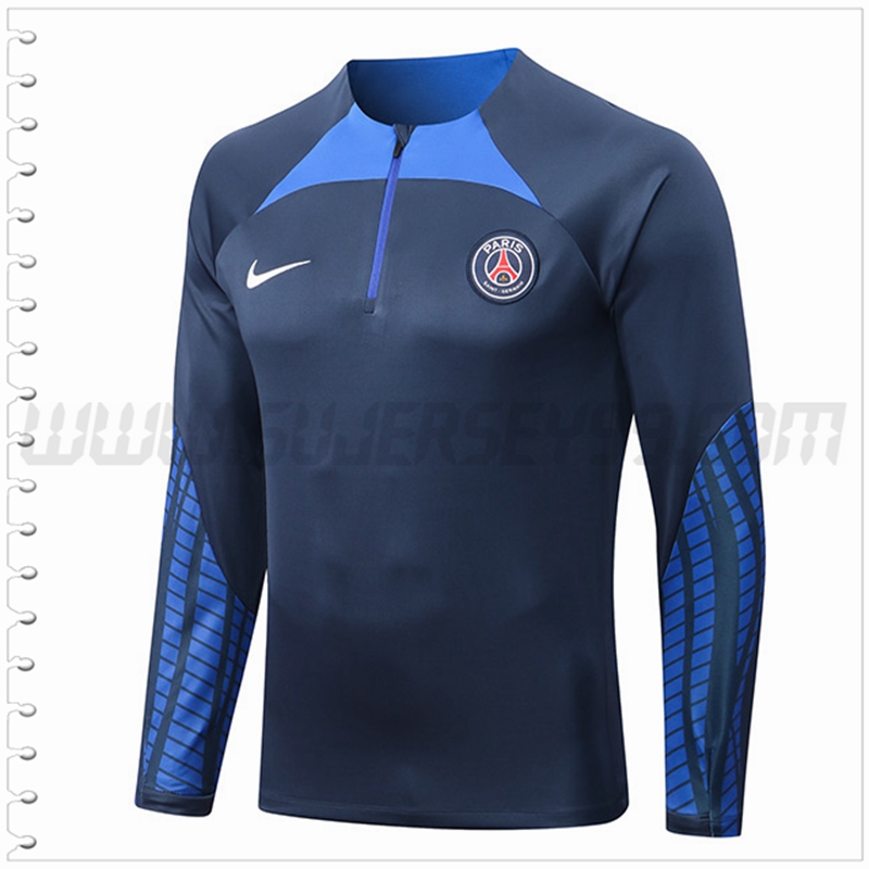 Sudadera Entrenamiento NIKE PSG Azul Marino 2022 2023