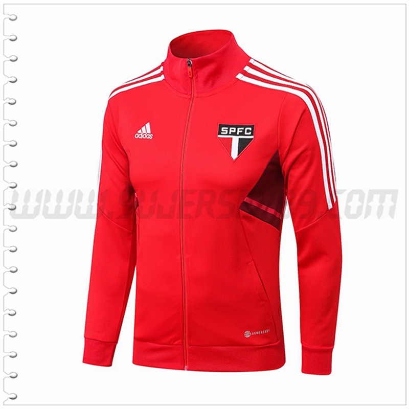 Chaqueta Futbol Sao Paulo FC Rojo 2022 2023