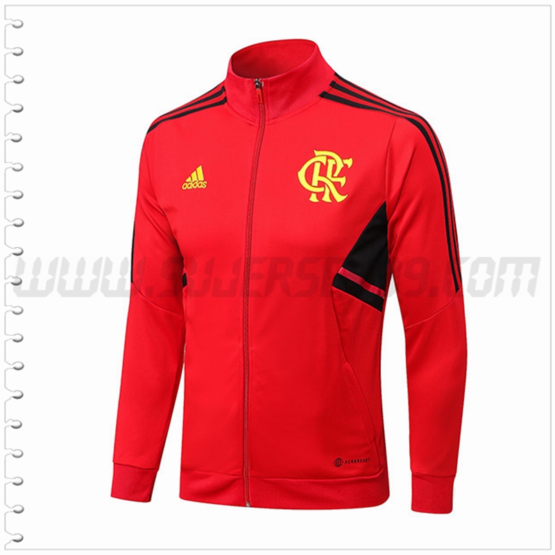 Chaqueta Futbol Flamenco Rojo 2022 2023