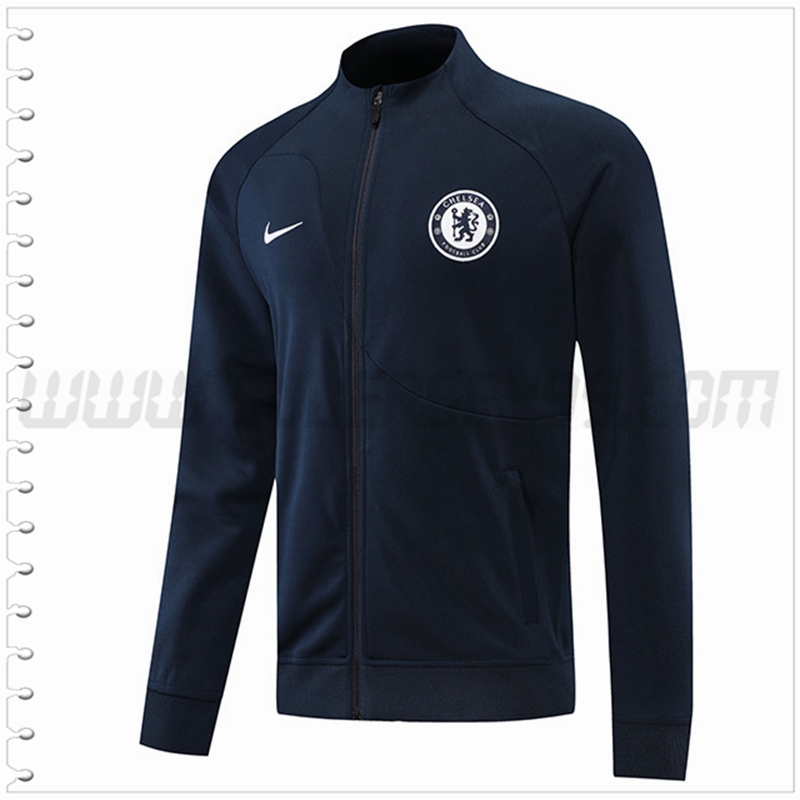 Chaqueta Futbol FC Chelsea Negro 2022 2023