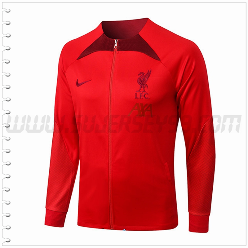 Chaqueta Futbol FC Liverpool Rojo 2022 2023