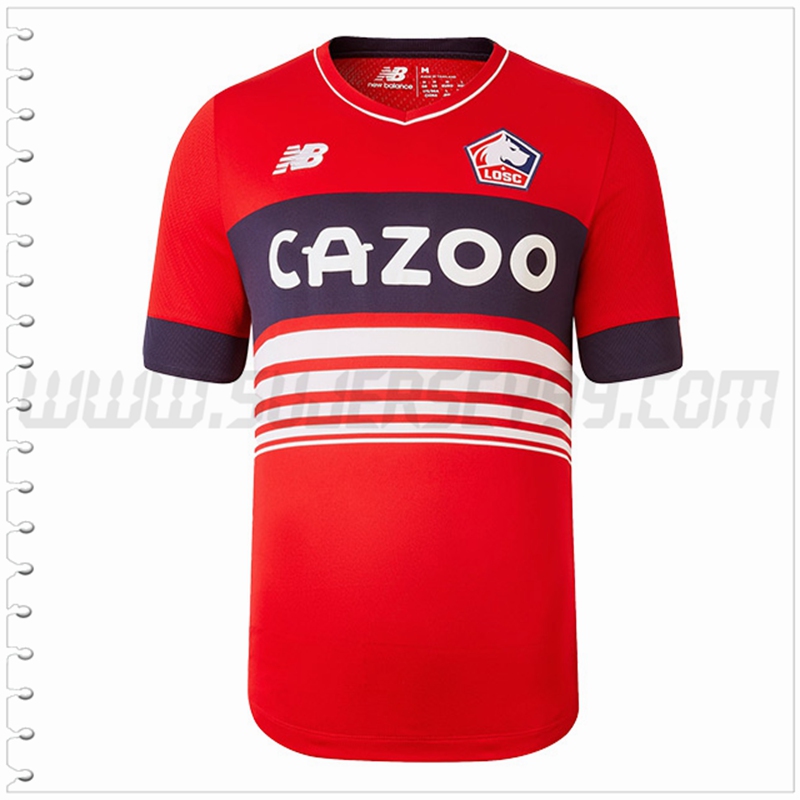 Primera Nuevo Camiseta Lille LOSC Rojo 2022 2023