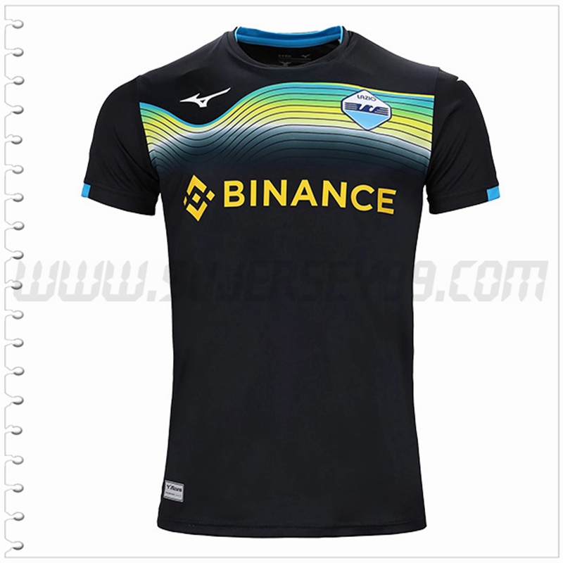 Segunda Nuevo Camiseta SS Lazio Negro 2022 2023