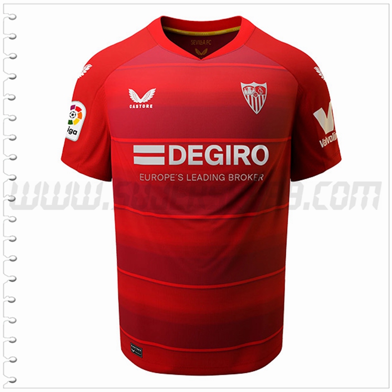 Segunda Nuevo Camiseta Sevilla FC Rojo 2022 2023