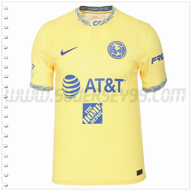 Primera Nuevo Camiseta Club America Amarillo 2022 2023