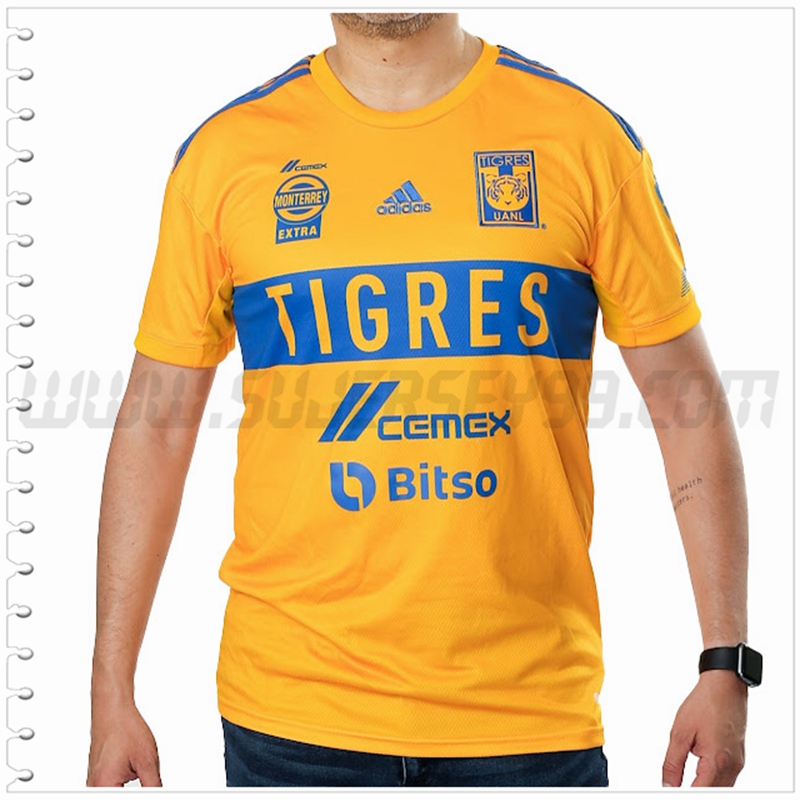 Primera Nuevo Camiseta Tigres UANL Amarillo 2022 2023