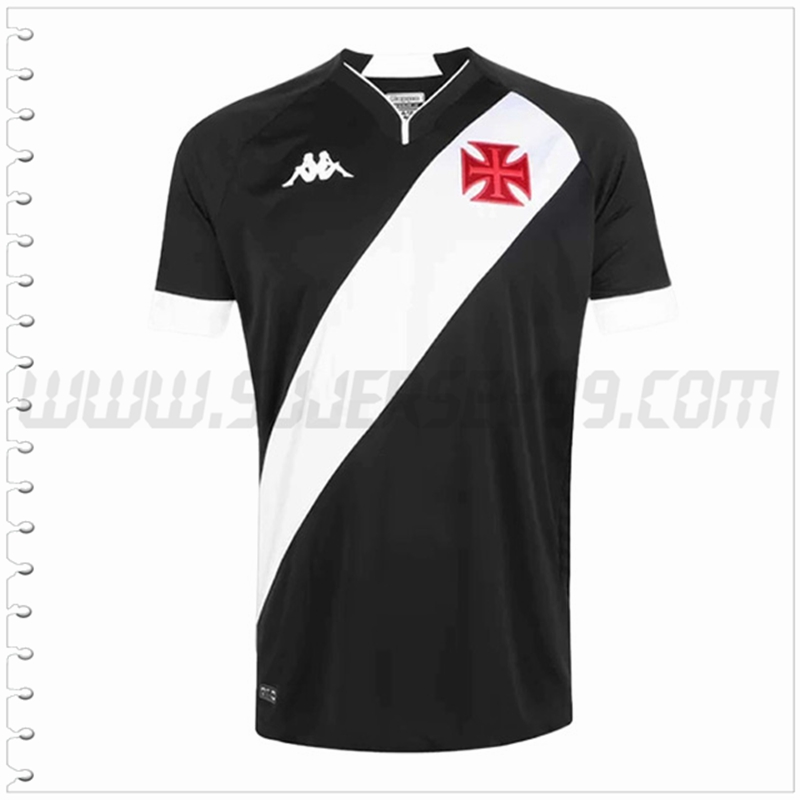 Primera Nuevo Camiseta CR Vasco Da Gama Negro Blanco 2022 2023