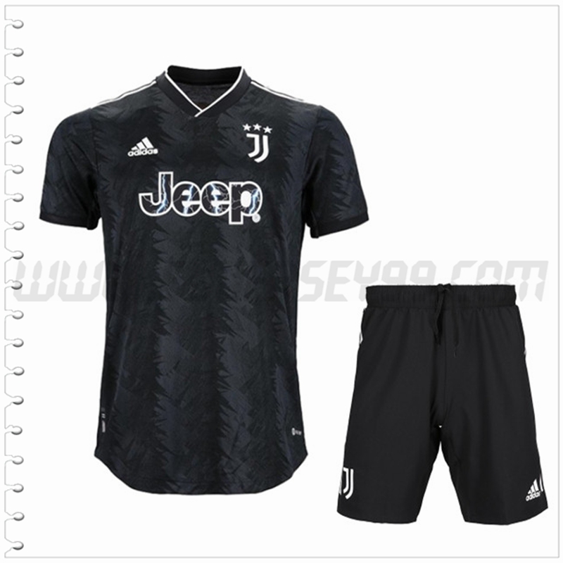 Segunda Equipacion del Juventus + Pantalones Cortos 2022 2023