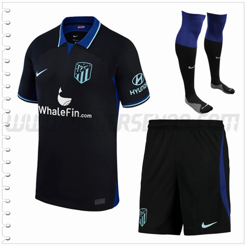 Segunda Equipacion del Atletico Madrid (Pantalones + Calcetines) 2022 2023