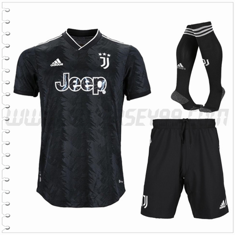 Segunda Equipacion del Juventus (Pantalones + Calcetines) 2022 2023