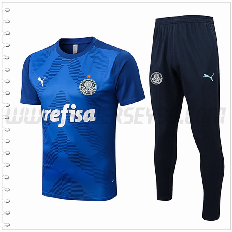 Camiseta Entrenamiento Palmeiras + Pantalones Azul 2022 2023