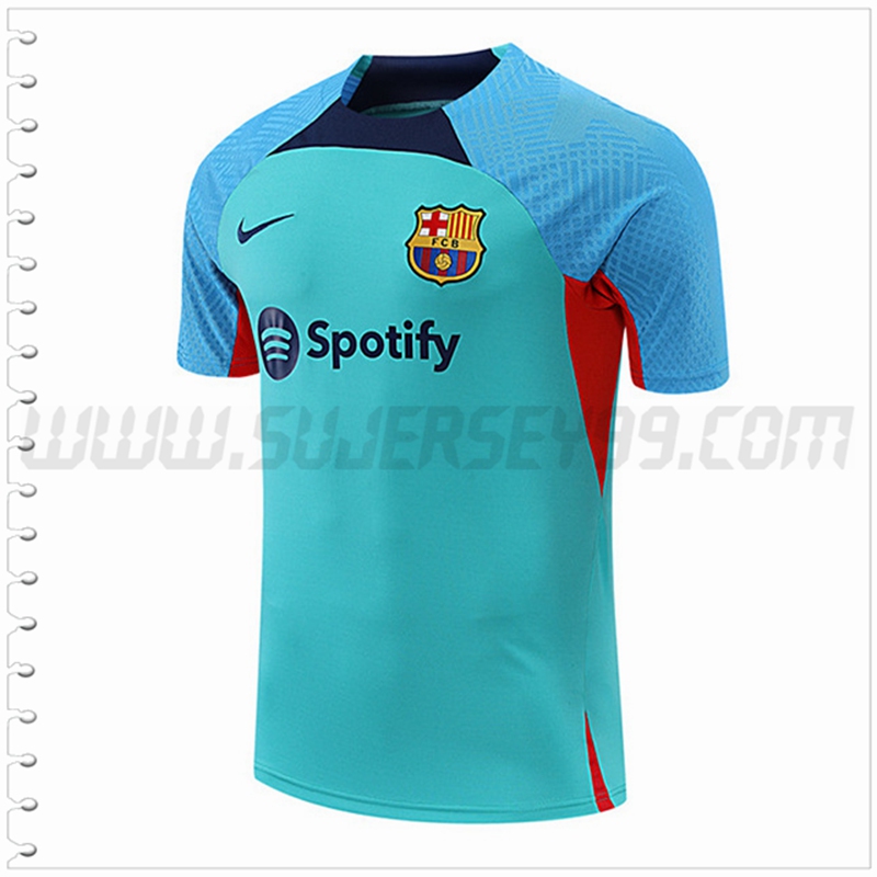 Camiseta Entrenamiento FC Barcelona Azul 2022 2023