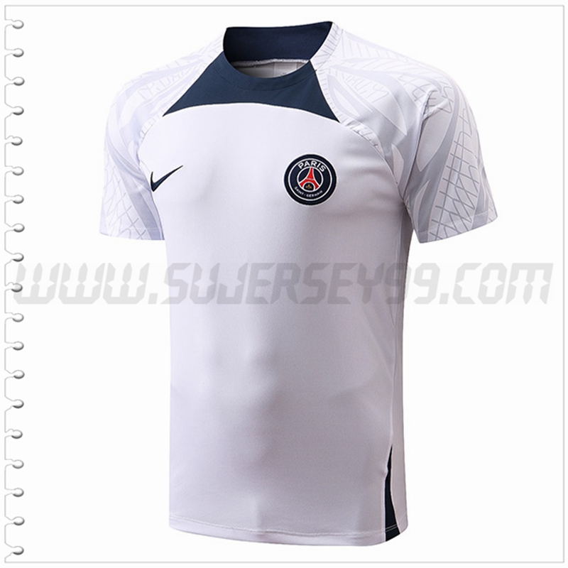 Camiseta Entrenamiento PSG Negro/Blanco 2022 2023