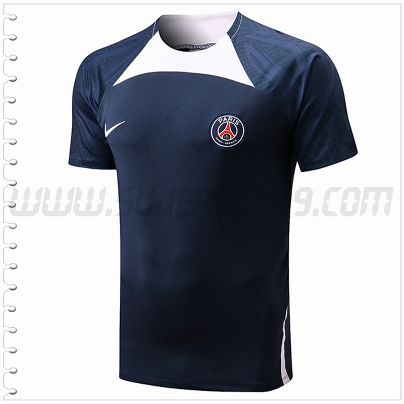 Camiseta Entrenamiento PSG Blanco/Azul 2022 2023