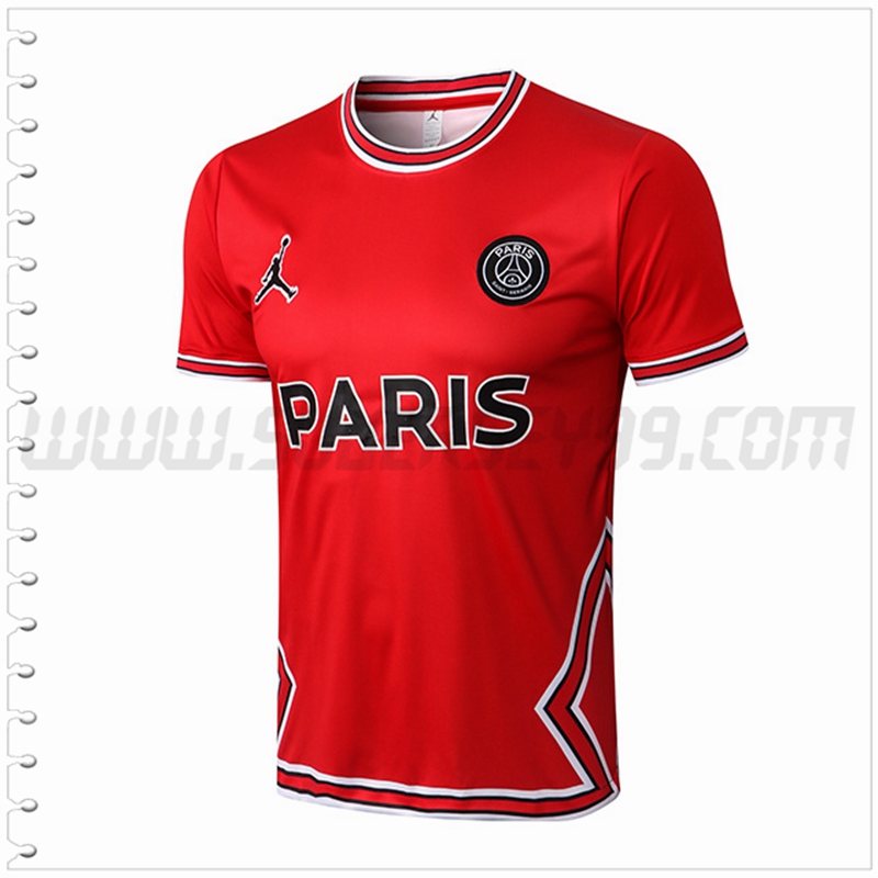 Camiseta Entrenamiento Jordan PSG Rojo 2022 2023