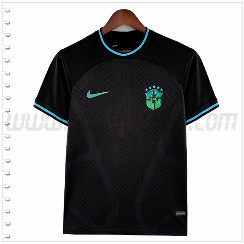 Camiseta Entrenamiento Brasil Negro 2022 2023