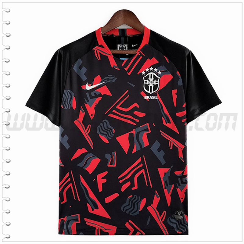 Camiseta Entrenamiento Brasil Rojo/Negro 2022 2023