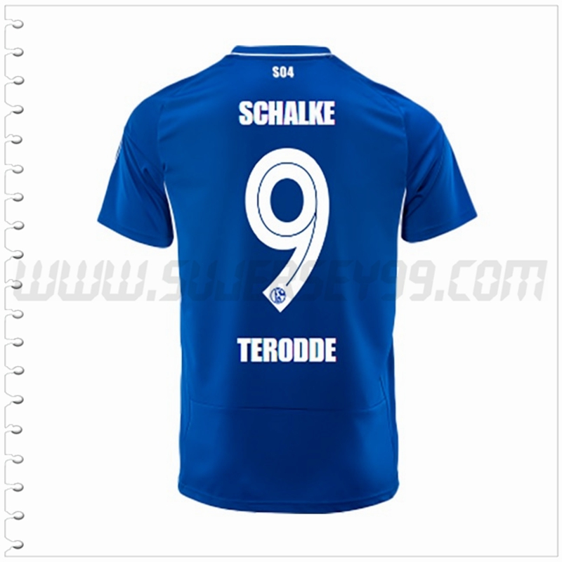 Primera Camiseta Futbol Schalke 04 TERODDE #9 2022 2023