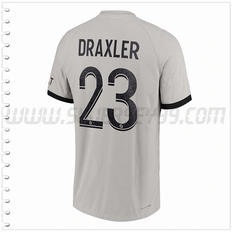 Segunda Camiseta Futbol PSG DRAXLER #23 2022 2023