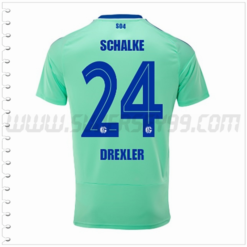Tercera Camiseta Futbol Schalke 04 DREXLER #24 2022 2023